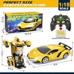 Remote Control Car – Transform Robot RC Cars, Toys for Ages 5-7, Kids Toys, 4 Ye