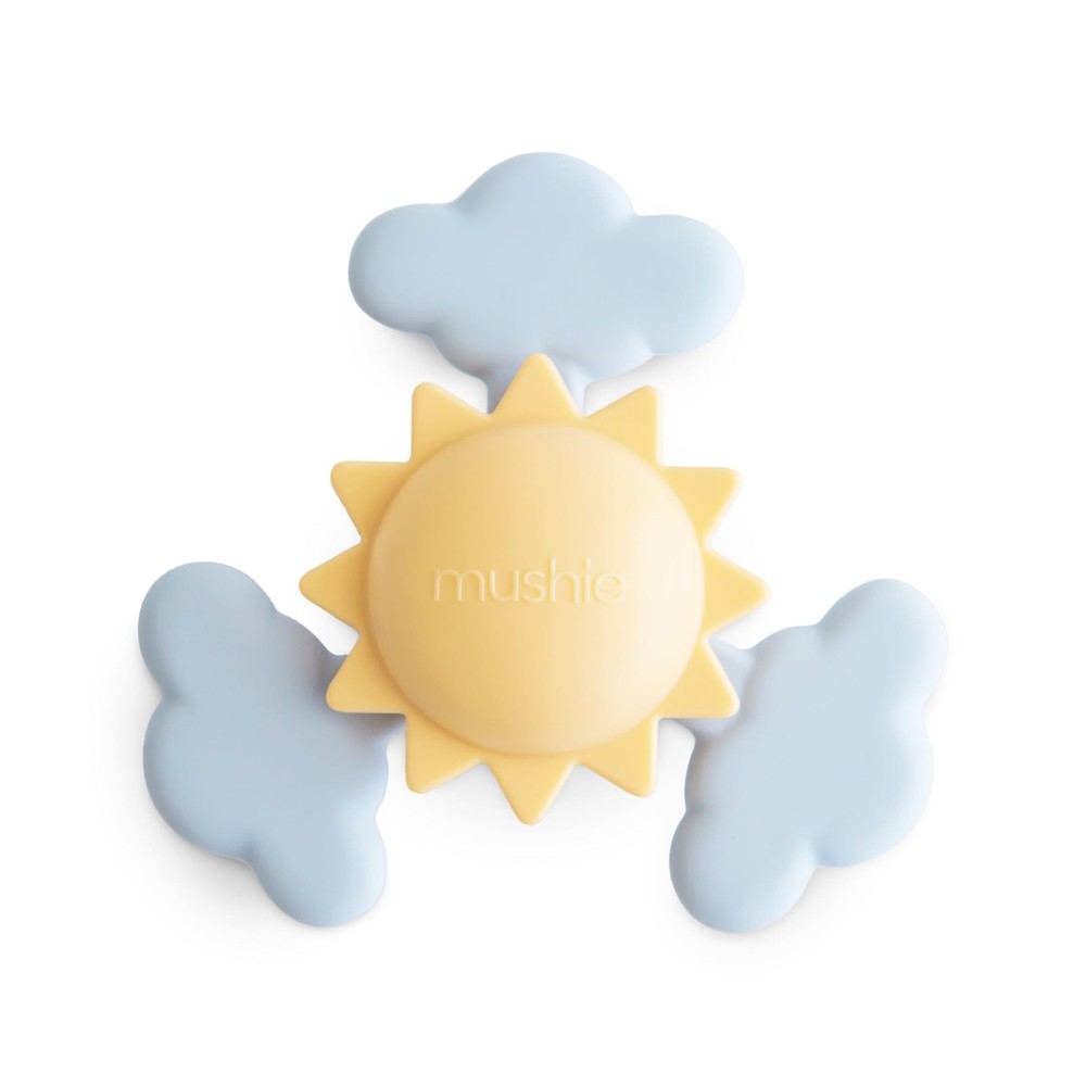 mushie Sunshine Suction Spinner Toy | Toddler Sensory Toys Small,