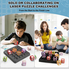 Laser Maze STEM Educational Toys for Age 8-13 Kids | Great Board Game Boy Gift t
