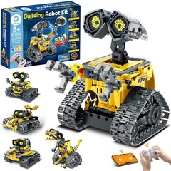Sillbird Robot Building Kit with Remote Control for Boys Ages 8-14, STEM Codi…