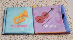 8 Handmade Soft Colorful Mini Books For Babies & Toddlers. Rustled. 4″ X 4″ WOW
