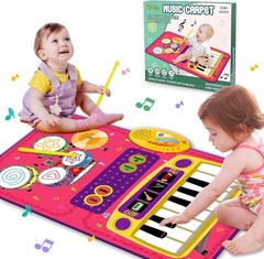 Piano and Drum Music Mat for Toddlers