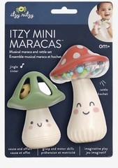 tzy Ritzy Itzy Mini Maracas Musical Rattle Toy Mushroom