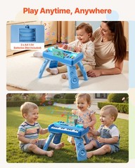 VEVOR Toddler Learning Table for 6-36 Months Baby DJ Set with 133 Sound Sources