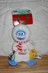 RUDOLPH MY 1ST BUMBLE RATTLE CRINKLE TEETHER STROLLER CAR SEAT BABY TOY NEW