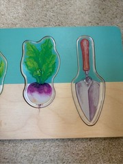 Lovevery Community Garden Puzzle – Montessori Wooden Learning Toy