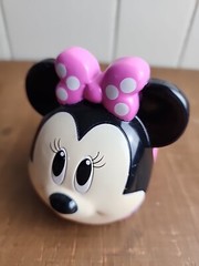 Disney OBALL O’BALL Go Grippers MInnie Mouse Toy Car For Baby Toddler!