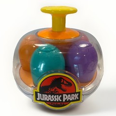 Jurassic Park Tomy Toomies Baby Activity Toy World Spin and Hatch Dinosaur Eggs