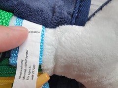 Sensory 4 U narwhal plush buckles snaps straps hooks zipper learning toy