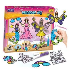 | Suncatcher Kit | Arts and Crafts for Kids Ages 8-12 | Princess Window Art