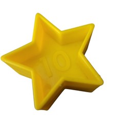 Tupperware Shape O Ball Sorter Yellow Shapes Shape Replacement # 10 Star