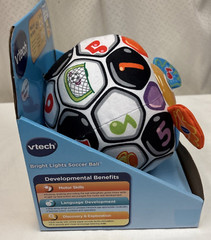 VTech Bright Lights Musical Soccer Ball 6 to 36 Months Babys Developmental Toy