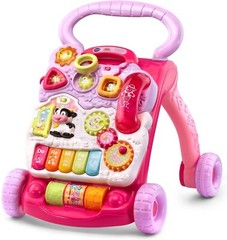 VTech Sit-to-Stand Learning Walker –   (Frustration Free Packaging), Pink