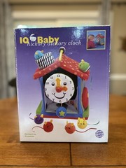 Hickory Dickory Clock Baby Plush Toy Small World Toys IQ Baby