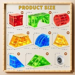 Magnet Toy for Toddlers 3-5, 115 Pieces Magnet Building Toys for Kids 4-8, Presc