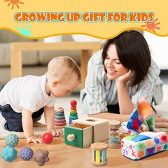 Montessori Toys for Babies 6-12 Months,1 Year Old,8 in 1 Learning Educational…