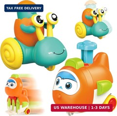 Toddler Toys for 1 Year Old Boy,Press to Go Car Baby Toys 6-12-18 Months,Push To