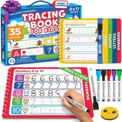 Preschool Learning Activities – Letter Tracing Books for Kids Ages 3-5 Toddle…
