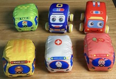 Baby Toys 6 to 12 Months Soft Car Toys for 1 Year Old Boy Girl with Playmat Tote