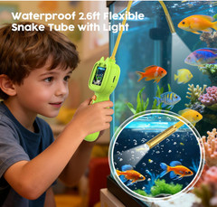 JDZ Kids Borescope Toy with Light, STEM Educational Toy, Birthday Gift for Boys