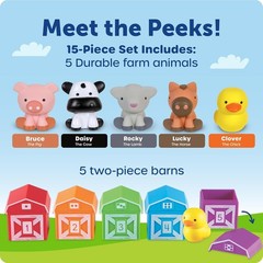 Montessori Farm Animal Set: Counting & Sorting Fun for Toddlers, Ideal Gift
