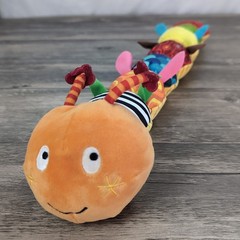 Baby Toddler Rattle Musical Caterpillar Worm Soft Plush Toy Educational Interact