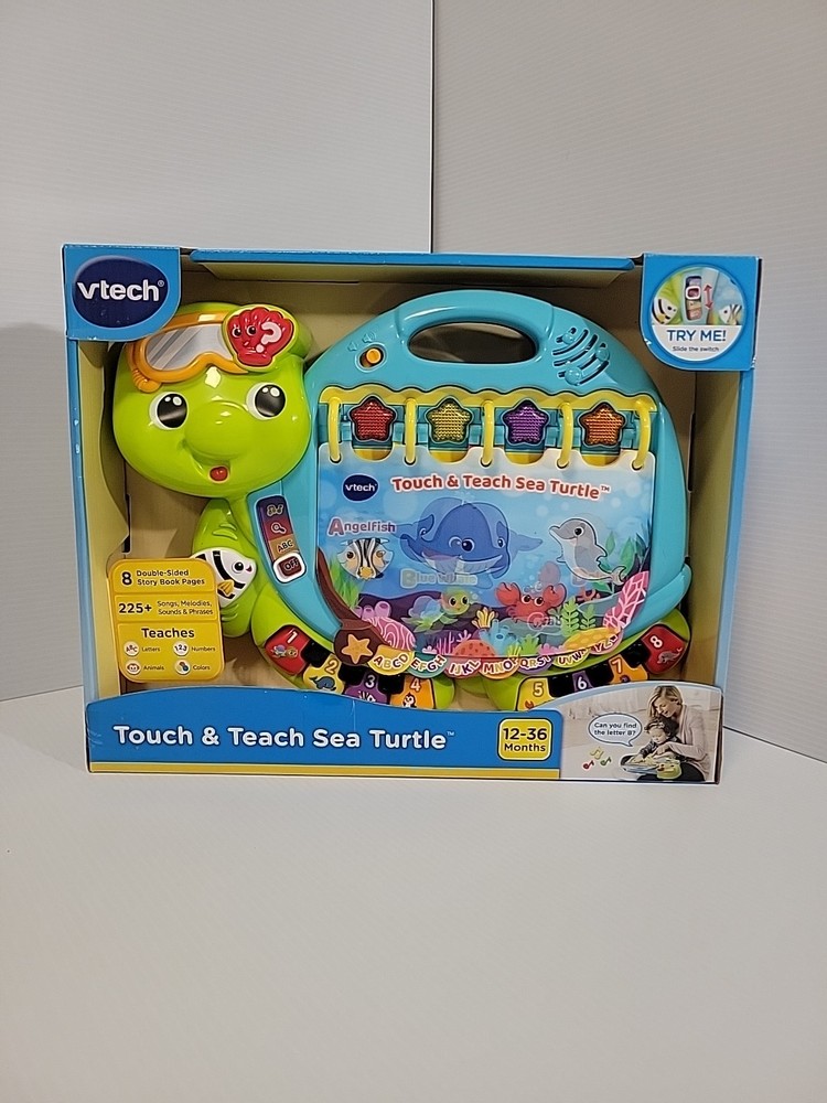 VTech Touch & Teach Sea Turtle, Baby/ Toddler Learning Toy