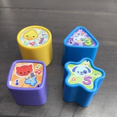 VTech Sort & Discover Drum Shape Sort Replacement Pieces 1 3 4 5