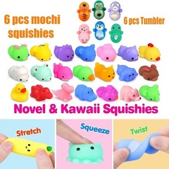 126 Pack Party Favors for Kids 3-5,Pop Fidget Toys, Classroom Prizes, Treasur…