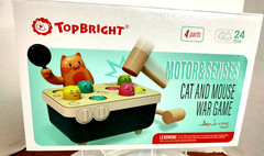 Top Bright Cat & Mouse 24months Child Motor & Sense Hand & Eye Developmental NIB