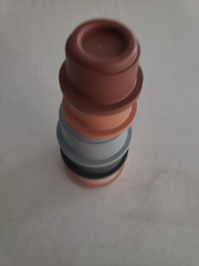Mushie Stacking/NESTING Cups Tower Toy (Made in Copenhagen Denmark)