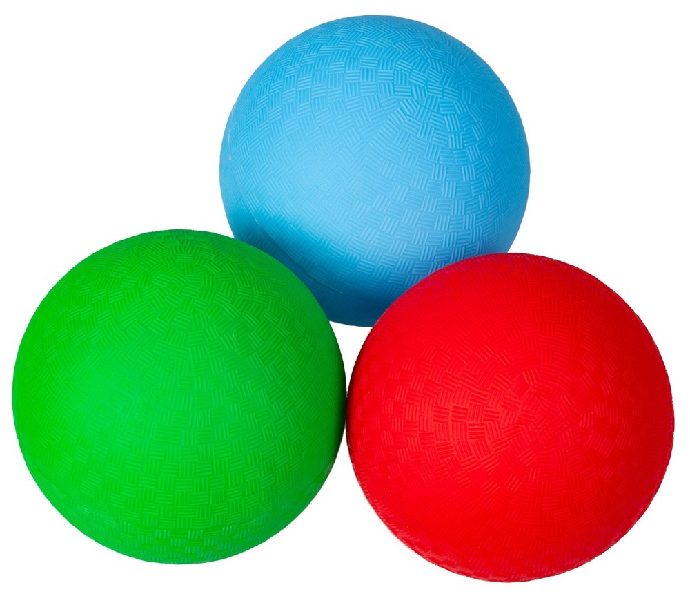 New Bounce Playground Balls for Kids – 5″ Soft Balls – 3 Pack of Red/Blue/Green