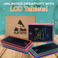 Mini LCD Writing for , 12 Pack – 4.5″ Reusable Doodle Boards, Non-Candy Party…