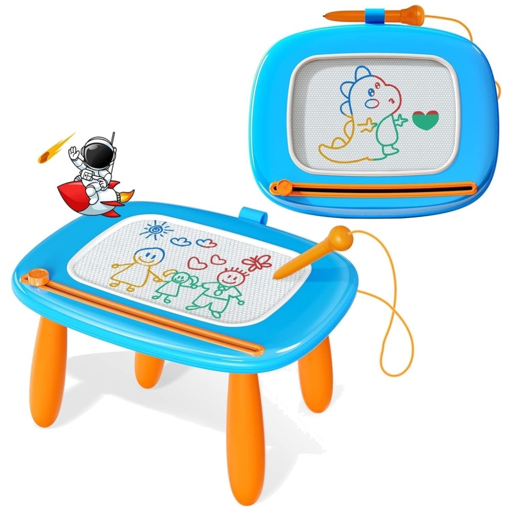 Light Blue Magnetic Drawing Board – Educational Toddler Toy