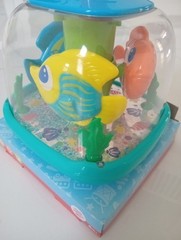 New Playright Aquarium Push & SpinColorful Spinning Fishes 6M+ Baby Toy