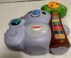 Fisher Price Koala Bear Toddler Learning Toy Lights Musical Counting Fast Ship
