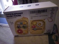 Cute Elephant Music Phone Early Education Baby Series Interactive NEW in box