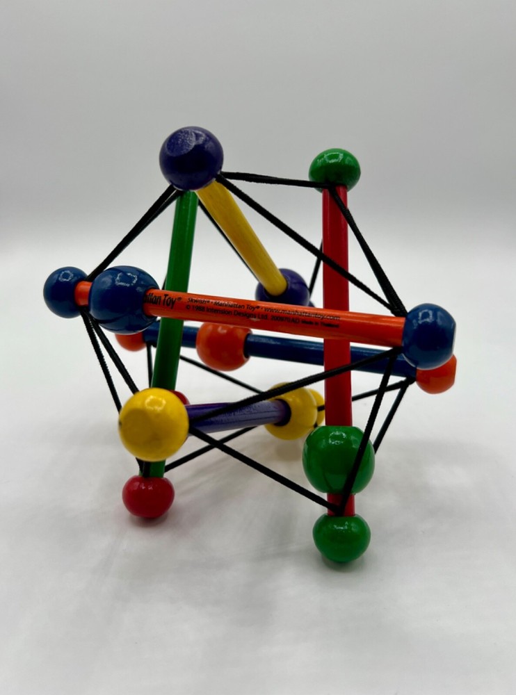 Manhattan Toy 1988 Skwish Developmental Fidget Toy Wooden