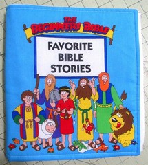 Handmade Cloth Fabric Soft Book “The Beginner’s Bible – Favorite Bible Stories”