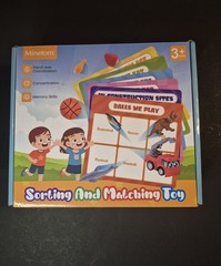 Minetom 6 Set Sorting & Matching Toy for Toddlers Ages 3 & Up