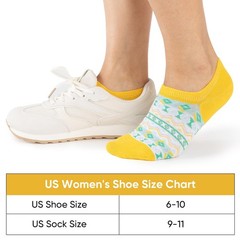 Heatuff No Show Socks Womens Cotton Invisible Low Cut Non Slip Casual Socks F…