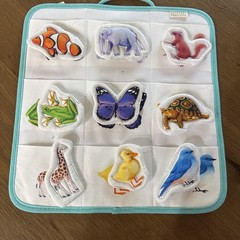 Lovevery Quilted Critter Pockets Animals Matching Game The Realist Play Kit
