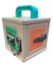 LOVEVERY Wooden Lock Box Latches | The Realist Box | Montessori Learning Toy