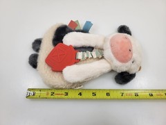 Itzy Ritzy Cow Security Blanket & Teether Baby Unisex Plush Farm Themed Toy