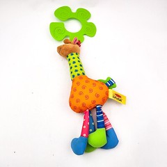 Melissa & Doug Ks Kids Funky Giraffe Stroller Toy Crinkle Teether Textures