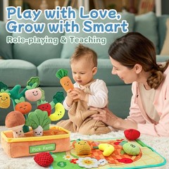 Baby Montessori Sorting Toys,Sensory Crinkle Toys Shape Sorter Game for Babies