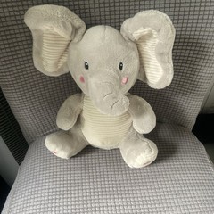 Spark Create Imagine Peek-A-Boo Grey Elephant Plush Toy for Infants Kids