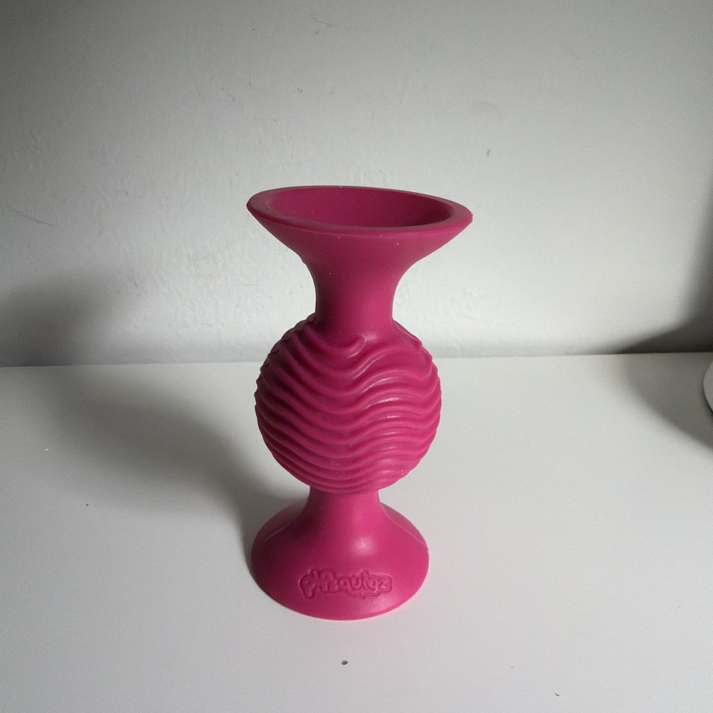 Fat Brain Toys PipSquigz Replacement Pink Rattle Suction Toy Baby Pip Squigz