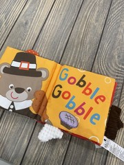 Magic Years Happy Thanksgiving Soft Crinkle Baby Book Developmental Toy Fabric