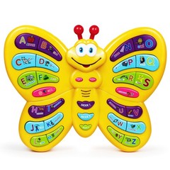 Preschool ABC Learning Toy, Interactive Educational Butterfly Toy for Toddler